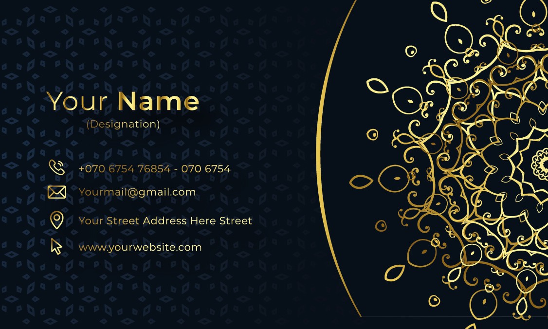 The  Luxury - Jewellery Visiting Card